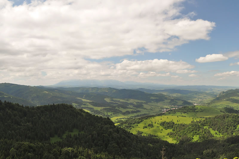 Fragment panoramy z Wysokiej